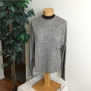 Candies long sleeve lightweight mock neck Womans size 2X NWT gray